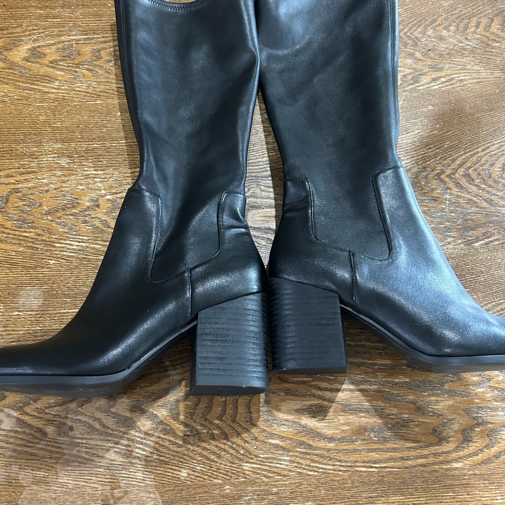 Vionic Black Tall Boots Women's 9.5